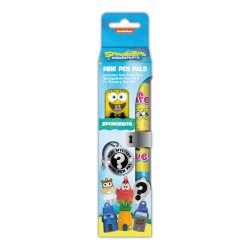 SET PENNA DI SPONGEBOB SQUAREPANTS + MISTERY MINI PEN PAL