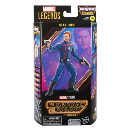 GUARDIANI DELLA GALASSIA VOL. 3 MARVEL LEGENDS ACTION FIGURE STAR-LORD FIGURE SNODABILE DA 15 CM