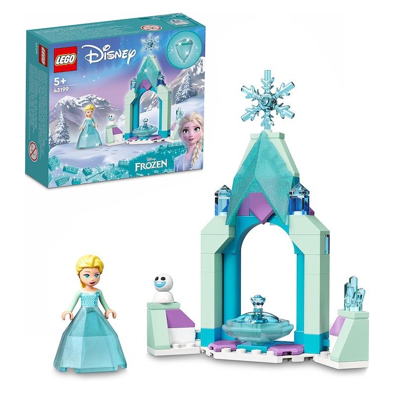 LEGO 43199 DISNEY IL CORTILE DEL CASTELLO DI ELSA DI FROZEN