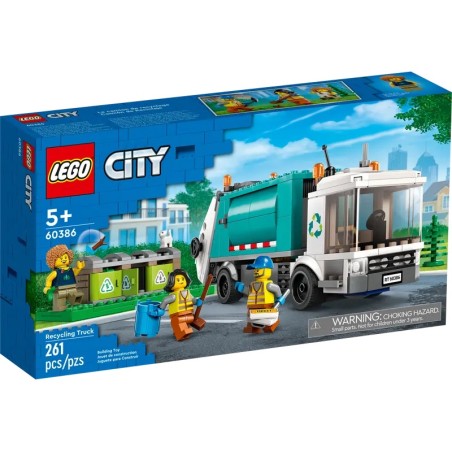 LEGO CITY CAMION PER IL RICICLAGGIO DEI RIFIUTI 60386