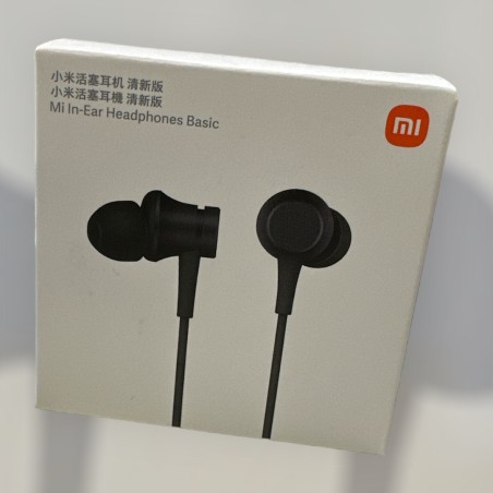 XIAOMI AURICOLARI IN-EAR BASIC BLACK CUFFIE CON MICROFONO