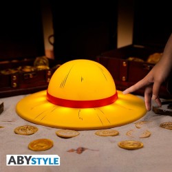 LAMPADA CAPPELLO DI PAGLIA DI LUFFY RUBBER DI ONE PIECE ABYSTYLE