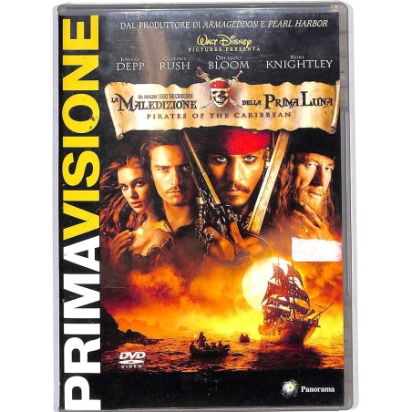 PIRATI DEI CARAIBI E LA MALEDIZIONE DELLA PRIMA LUNA DVD USATO