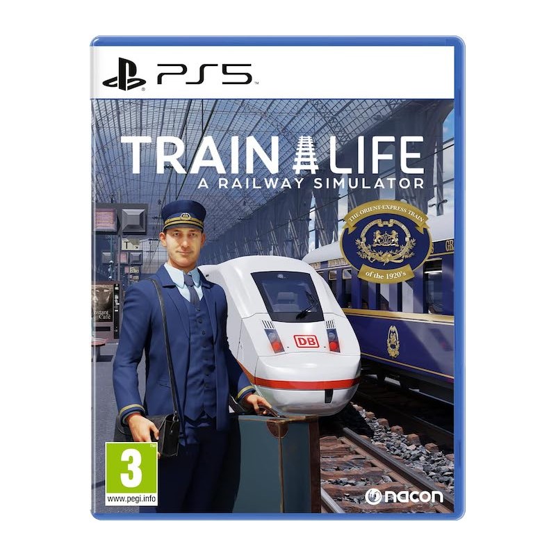 TRAIN LIFE A RAILWAY SIMULATOR + DLC ORIENT EXPRESS PER PS5 NUOVO