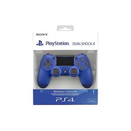 CONTROLLER PS4 LED BLU + GOMMINI ANALOGICI