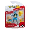 POKEMON BATTLE FIGURE SET FIGURE 3-PACK OMANYTE LUCARIO E PIKACHU