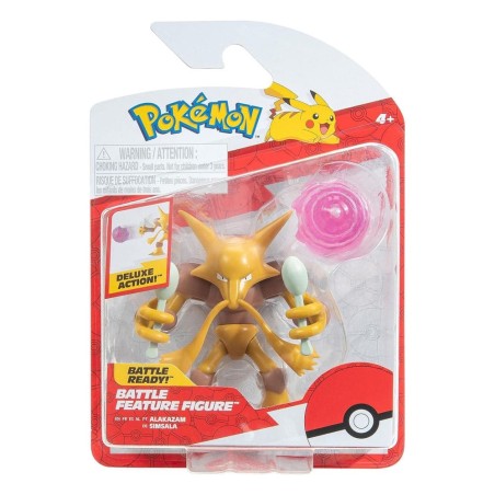 POKÉMON BATTLE FEATURE FIGURE ALAKAZAM 11 CM