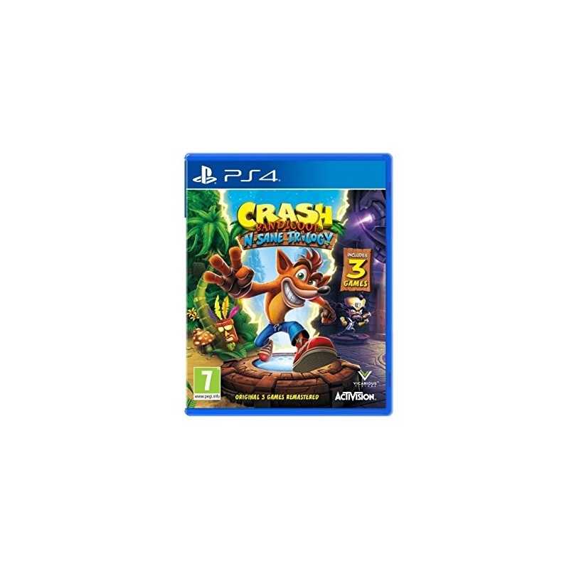 CRASH BANDICOOT N' SANE TRILOGY PER PS4 NUOVO - GIOCO MULTILINGUA