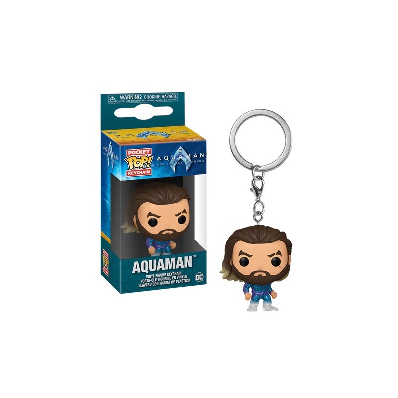 AQUAMAN AND THE LOST KINGDOM MINI FUNKO POP POCKET / PORTACHIAVE