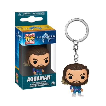 AQUAMAN AND THE LOST KINGDOM MINI FUNKO POP POCKET / PORTACHIAVE