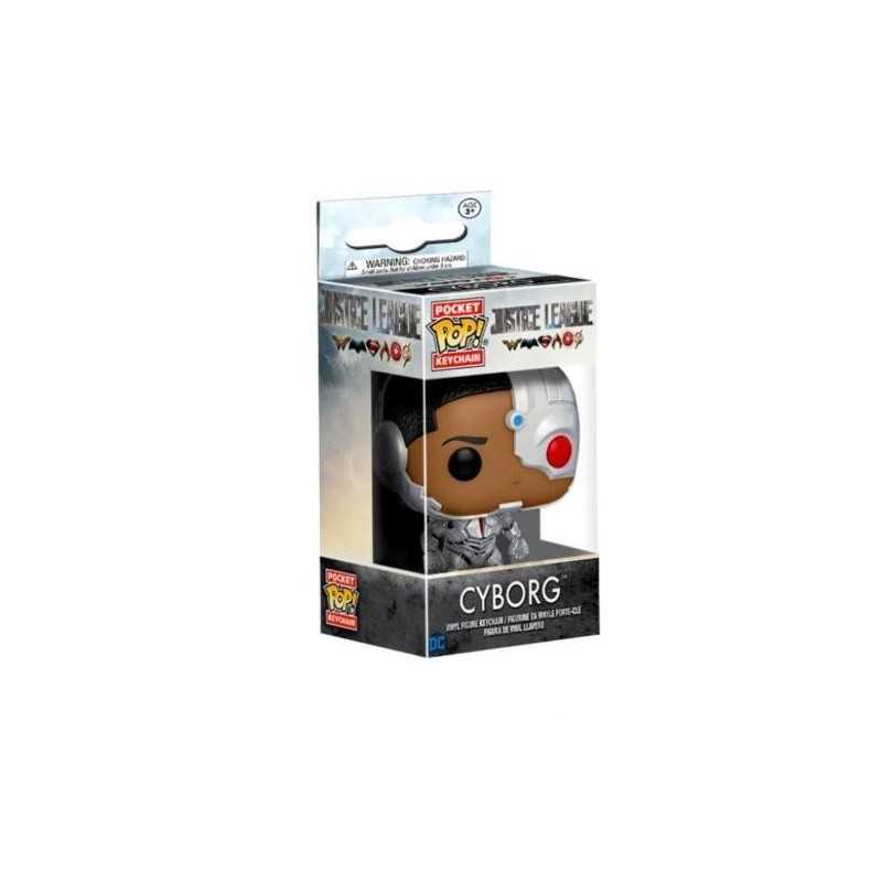 CYBORG MINI POCKET FUNKO POP PORTACHIAVE DC COMICS