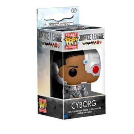 CYBORG MINI POCKET FUNKO POP PORTACHIAVE DC COMICS