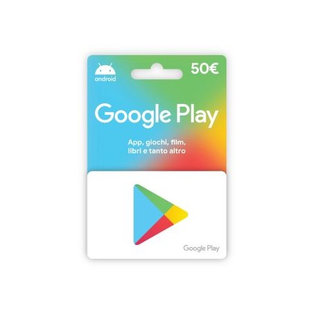 GOOGLE PLAY 50€ RICARICA - GIFT CARD