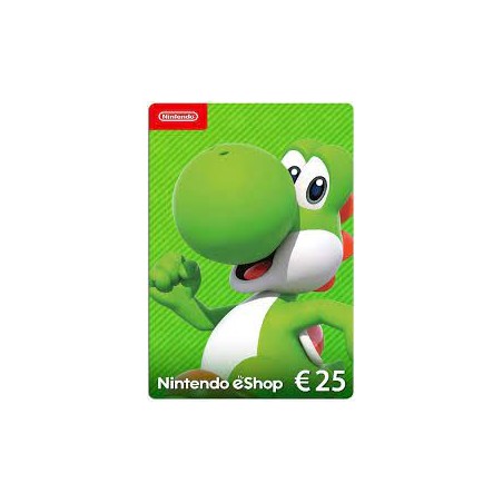 NINTENDO eSHOP 25€ RICARICA - GIFT CARD