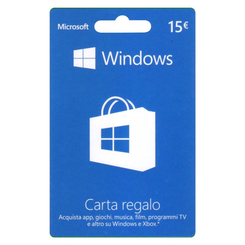 WINDOWS 15€ RICARICA- GIFT CARD