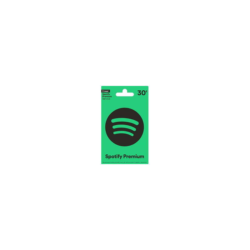 SPOTIFY PREMIUM 30€ RICARICA - GIFT CARD