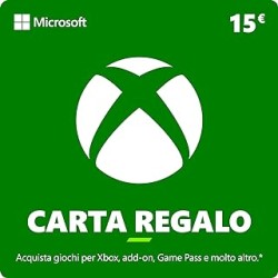 XBOX 15€ RICARICA- GIFT CARD