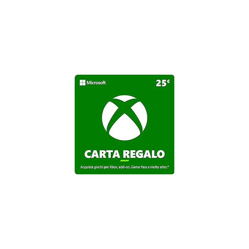 XBOX 25€ RICARICA - GIFT CARD