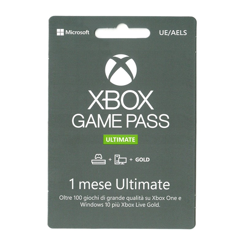 XBOX GAME PASS ULTIMATE PER 1 MESE RICARICA