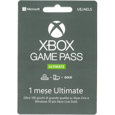 XBOX GAME PASS ULTIMATE PER 1 MESE RICARICA