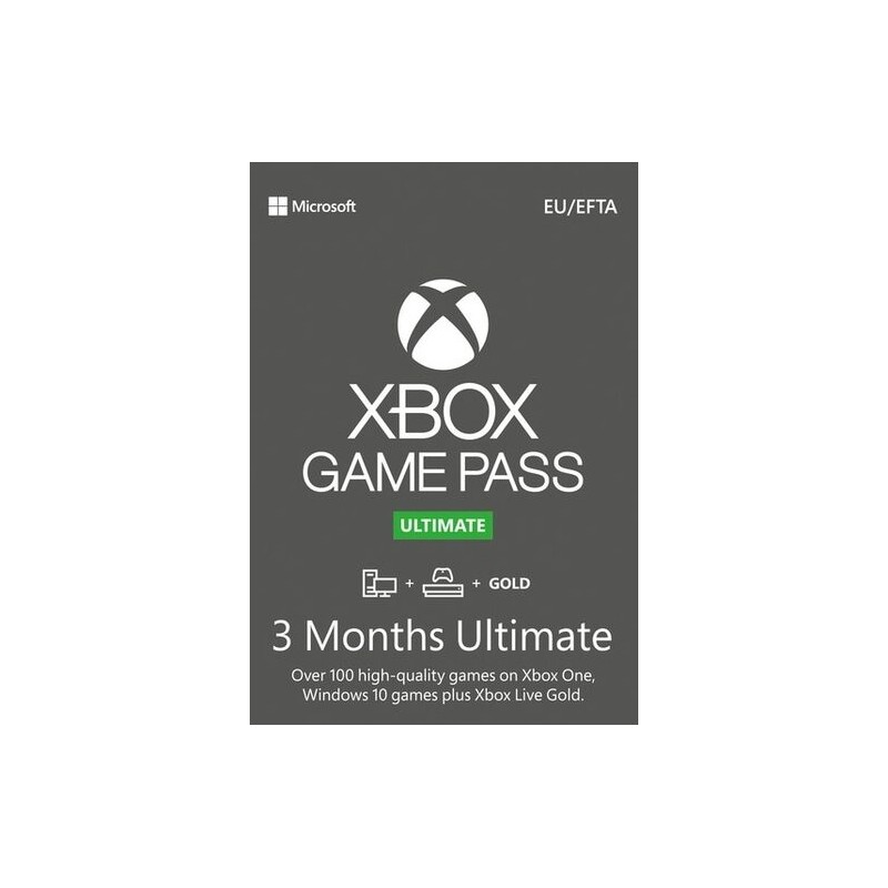 XBOX GAME PASS ULTIMATE 3 MESI RICARICA