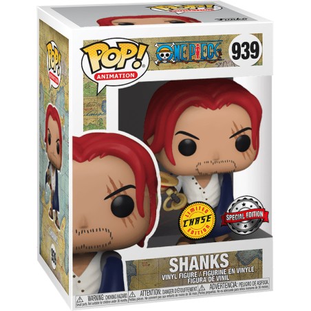 SHANKS DI ONE PIECE FUNKO POP 939 LIMITED CHASE EDITION