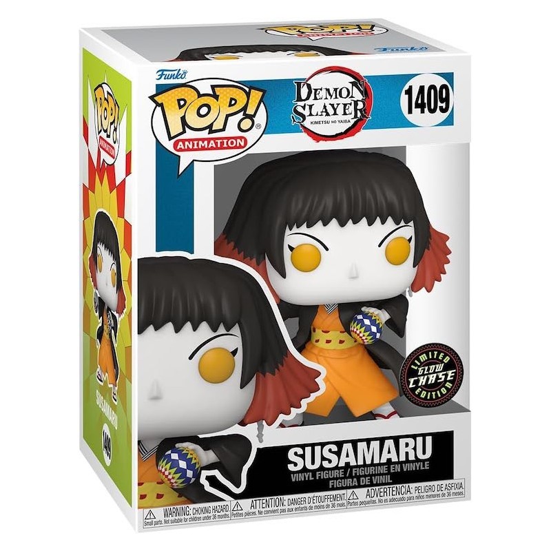 SUSAMARU DI DEMON SLAYER FUNKO POP 1409 LIMITED GLOW CHASE EDITION