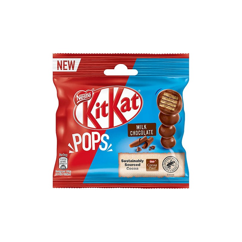 KIT KAT POPS CIOCCOLATINI RIPIENI DI WAFER DA 40 gr