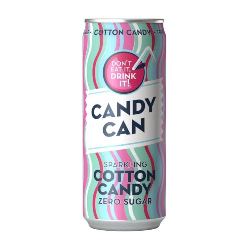 CANDY CAN COTTON CANDY ZERO SUGAR - BEVANDA AL GUSTO DI ZUCCHERO FILATO 330ML