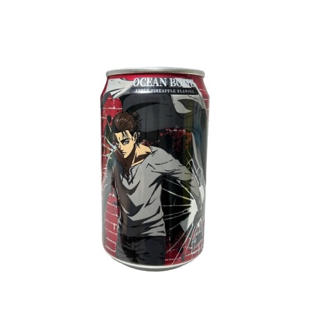 OCEAN BOMB - ATTACK ON TITAN EREN BEVANDA GASSATA AROMATIZZATA GUSTO MELA E ANANAS 330ML