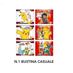 GOMME MASTICABILI POKEMON GUSTO COLA DA 15g - N.1 BUSTINA CASUALE