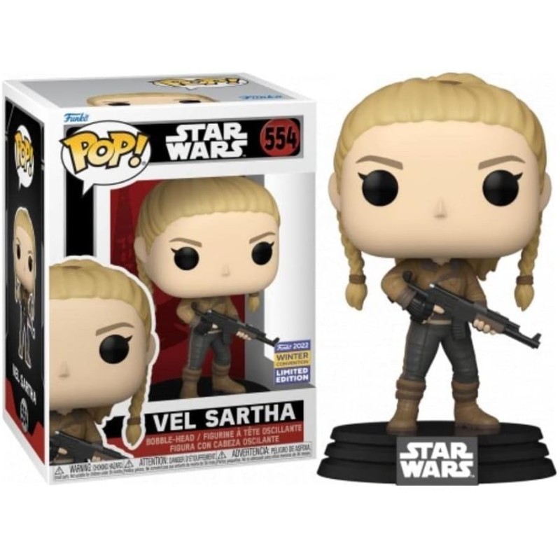 VEL SARTHA DI STAR WARS 554 FUNKO 2023 WINTER CONVENTION LIMITED EDITION