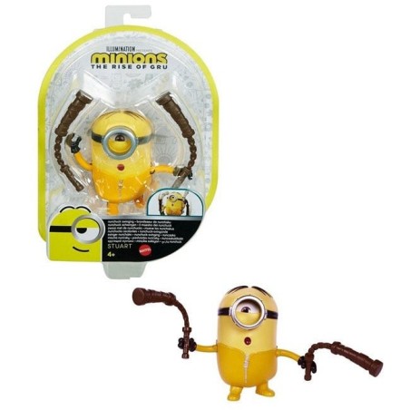 MINIONS -STUART MAESTRO DI NUNCHAKU FIGURE 10CM