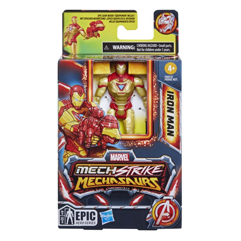 IRON MAN MARVEL MECH STRIKE MECHASAURS 10CM