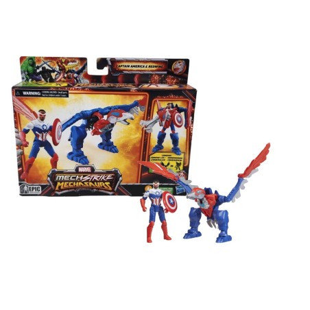 CAPTAIN AMERICA & REDWING MARVEL MECH STRIKE MECHAURS