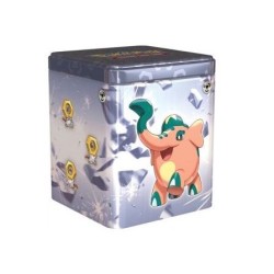 POKEMON STACKING TIN ACCIAIO - INCLUDE 3 BUSTINE