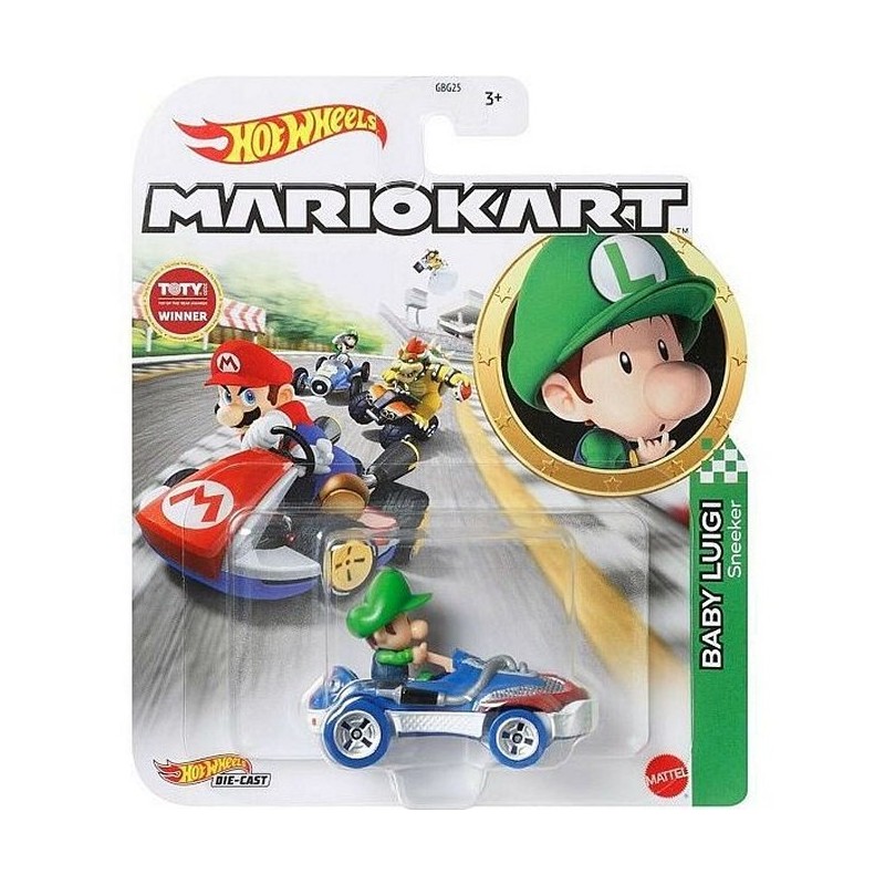 BABY LUIGI DI MARIO KART HOT WHEELS