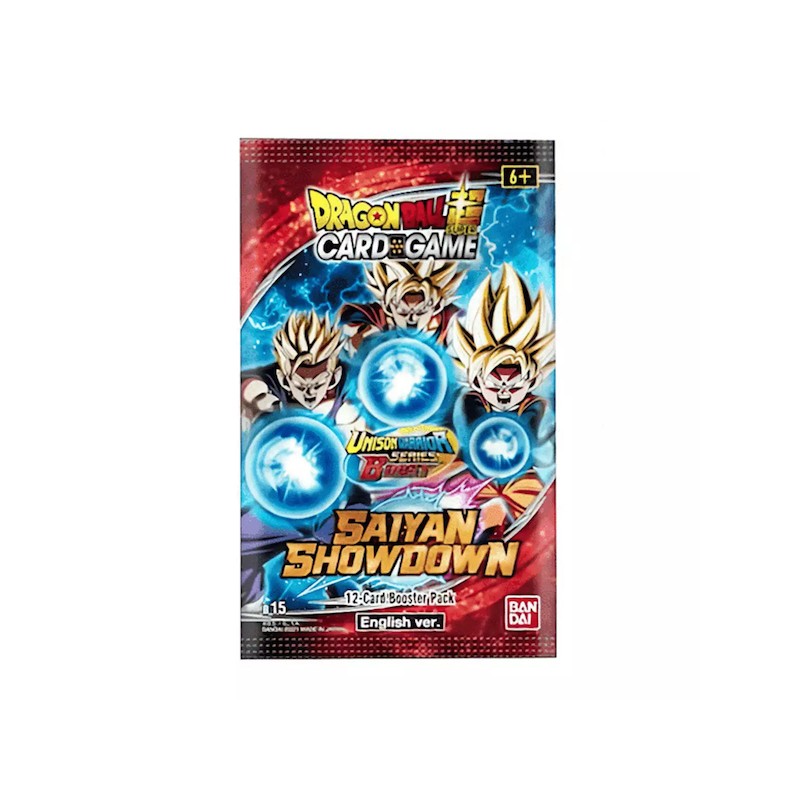 DRAGON BALL SUPER TCG SAIYAN SHOWDOWN - N.1 BUSTINA DA 12 CARTE ENG