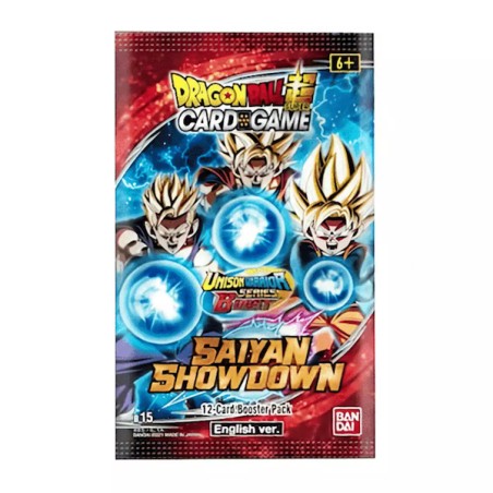 DRAGON BALL SUPER TCG SAIYAN SHOWDOWN - N.1 BUSTINA DA 12 CARTE ENG