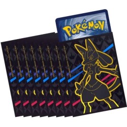 SET 65 BUSTINE PROTETTIVE ZENIT REGALE LUCARIO PER CARTE POKEMON