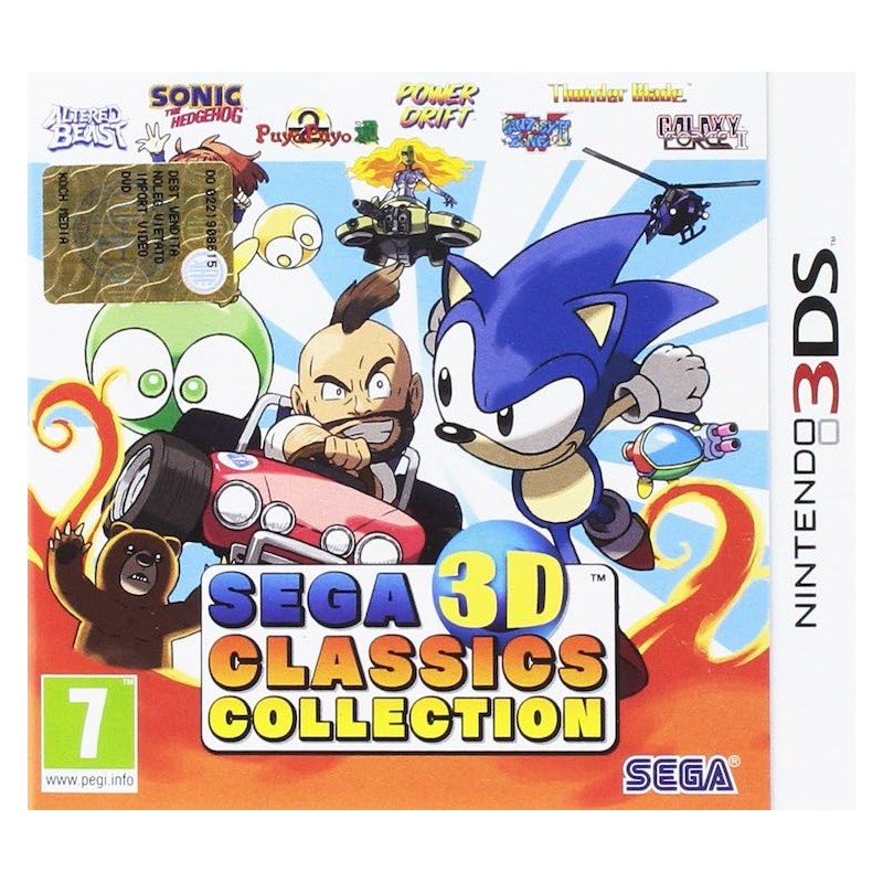 SEGA 3D CLASSICS COLLECTION PER NINTENDO 3DS USATO