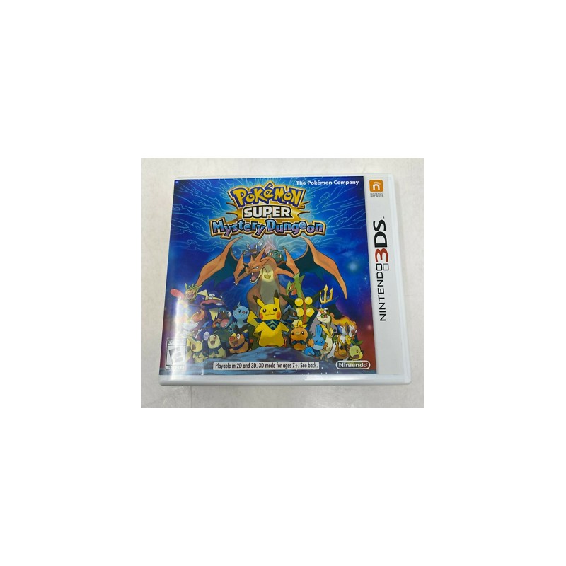 POKEMON SUPER MYSTERY DUNGEON PER NINTENDO 3DS USATO - COPERTINA STAMPATA