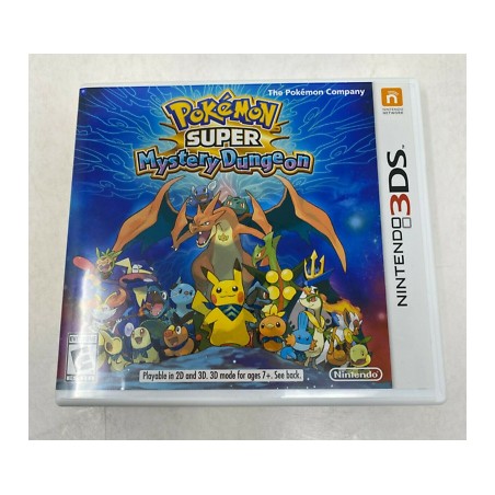 POKEMON SUPER MYSTERY DUNGEON PER NINTENDO 3DS USATO - COPERTINA STAMPATA