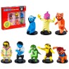 GANG BEASTS SET MINI FIGURE SERIES 1 DA 8 PERSONAGGI