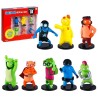 GANG BEASTS SET MINI FIGURE SERIES 1 DA 8 PERSONAGGI SU 16