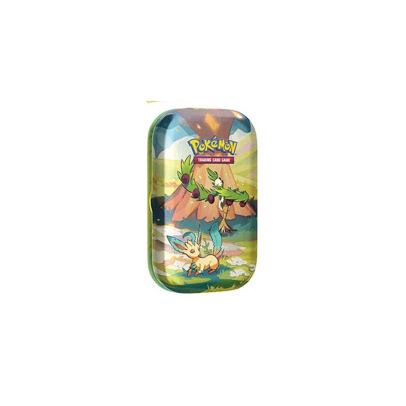 MINI TIN DA COLLEZIONE PALDEA SFAVILLANTE CONTIENE 2 BUSTINE DI CARTE POKEMON E ADESIVI