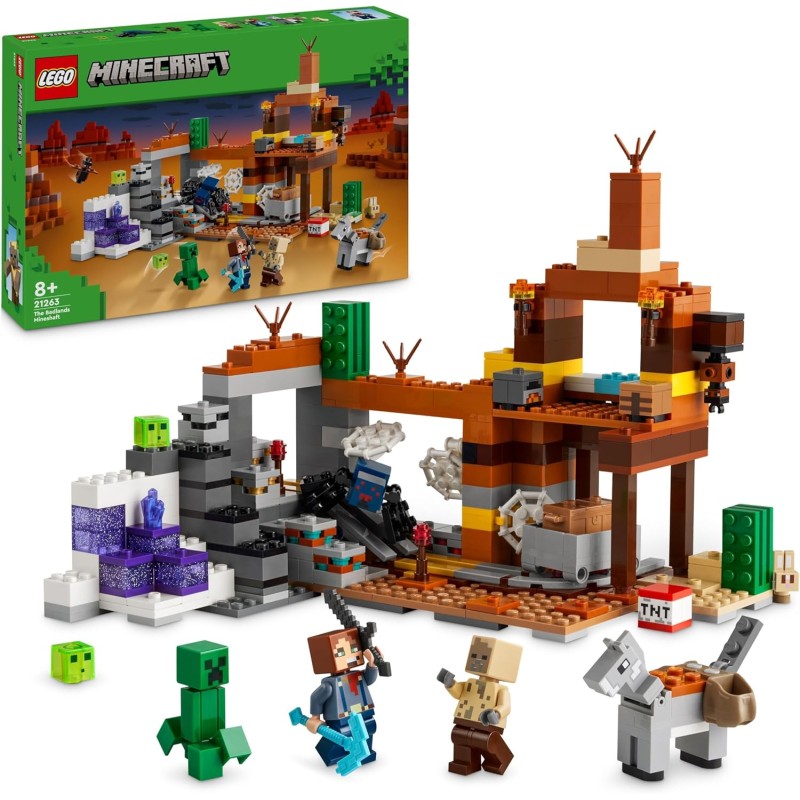 LEGO 21263 LA MINIERA DELLE BADLANDS DI MINECRAFT