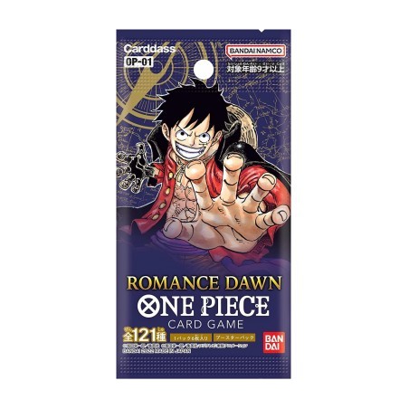 ONE PIECE CARD ROMANCE DAWN OP-01 - N.1 BUSTINA JAP DA 6 CARTE