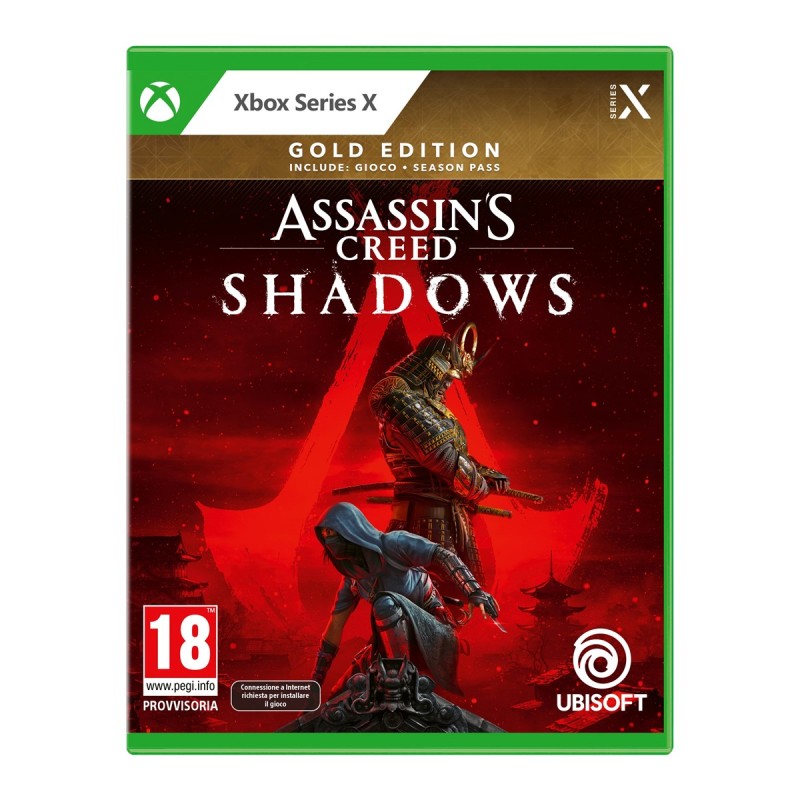 PREORDER ASSASSIN'S CREED SHADOWS GOLD EDITION PER XBOX SERIES X NUOVO