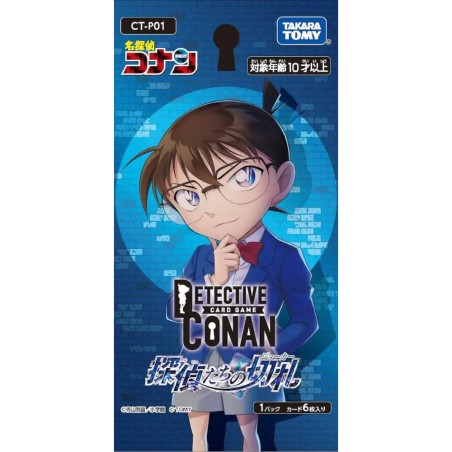 DETECTIVE CONAN CT-P01 - N.1 BUSTINA JAP DA 6 CARTE